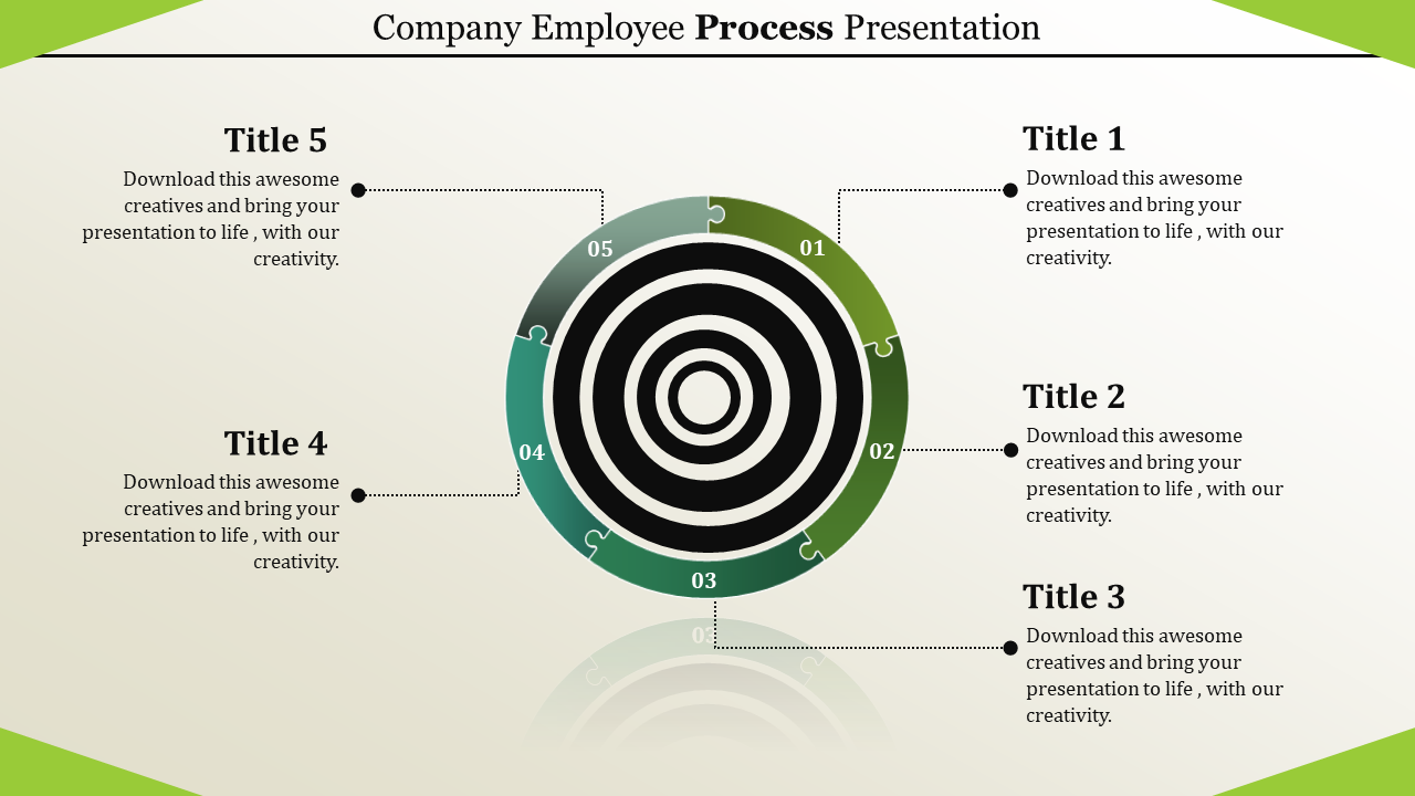 process powerpoint template-company employee process